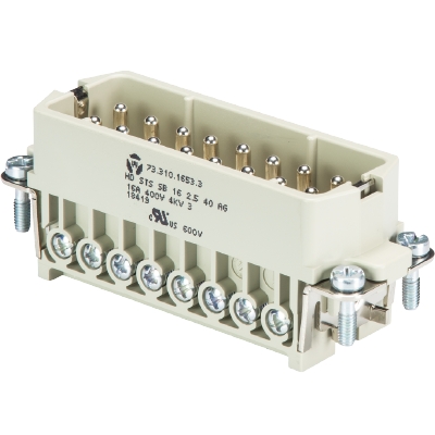 54.jpg 16 Pole Plug Insert-Male| 70.310.1640.0