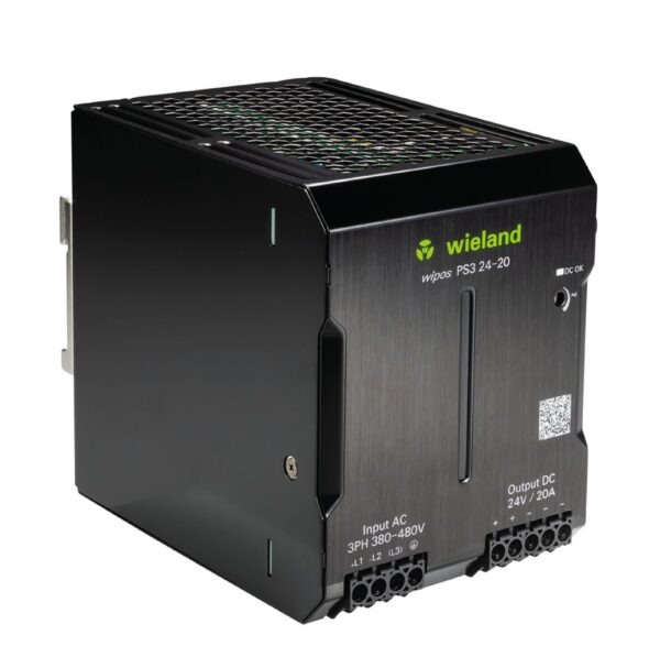 81.000.6580.0_A-1.jpg Wieland wipos PS3 24-20 | 20A 24VDC power supply