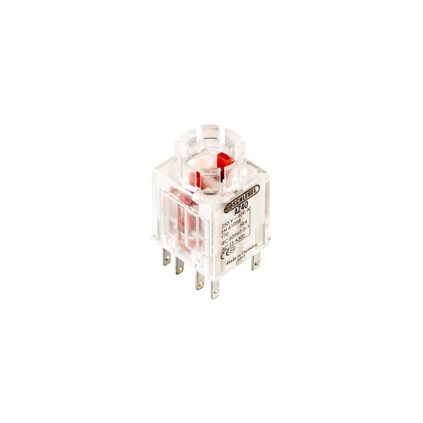 Schlegel AZ4O Contact Block 3 / 6 mm Momentary 4 x NC Faston Terminal 2.8 x 0.8 mm AZ4O