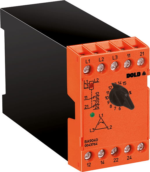 BA9040-1.png DOLD - BA 9040 | Three Phase Voltage Asymmetry Relay