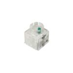 Schlegel BZI Contact Block 3 mm Momentary 1 x NO Faston Terminal 2.8 x 0.8 mm BZI