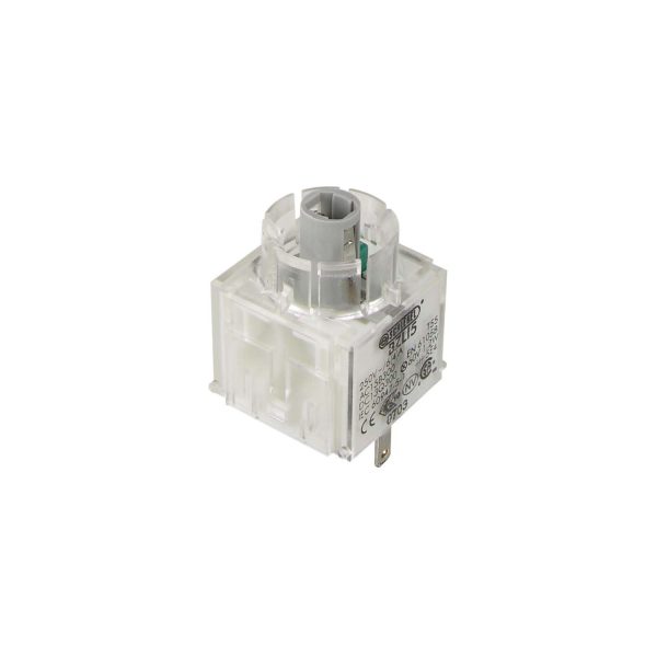 BZLI5-Product-Image-1-1-1-1-600x600.jpg Schlegel BZLI5 Contact Block Momentary 3 mm 1 x NO Faston Terminal 2.8 x 0.8 mm BZLI5