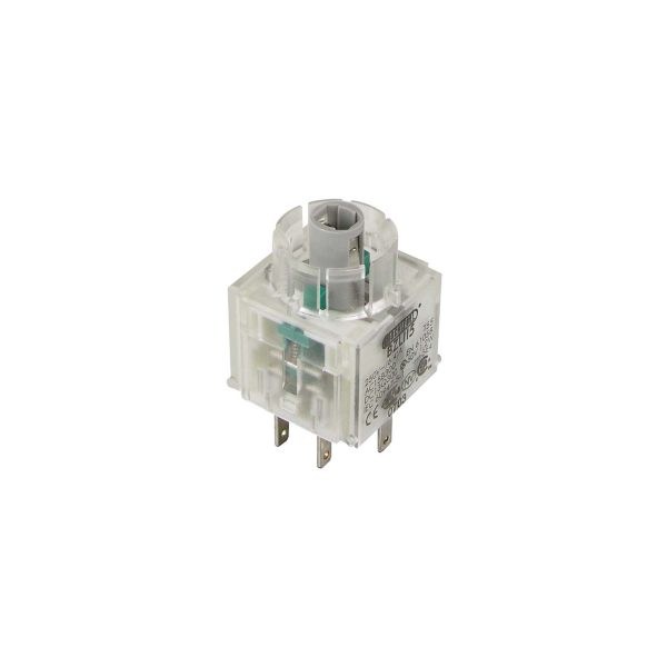 BZLII5-Product-Image-1-1-1-1-600x600.jpg Schlegel BZLII5 Contact Block 3 mm Momentary 2 x NO Faston Terminal 2.8 x 0.8 mm BZLII5