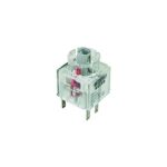 Schlegel BZLO5 Illuminated contact block Momentary 3 mm Faston Terminals 2.8 X 0.8 Mm 1 x NC BZLO5