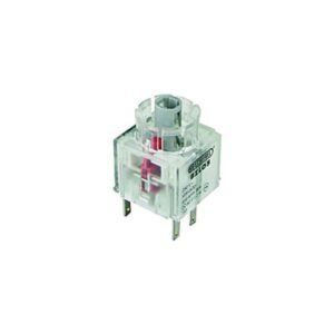 Schlegel BZLO5 Illuminated contact block Momentary 3 mm Faston Terminals 2.8 X 0.8 Mm 1 x NC BZLO5