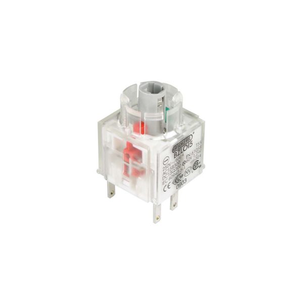 Schlegel BZLOI5 Contact Block Momentary 3 mm 1 x NC + 1 x NO Faston Terminal 2.8 x 0.8 mm BZLOI5