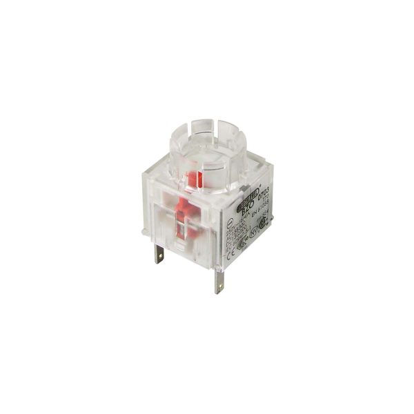 BZO-Product-Image-1-1-1-600x600.jpg Schlegel BZO Contact Block Momentary 3 mm 1 x NC Faston Terminal 2.8 x 0.8 mm BZO