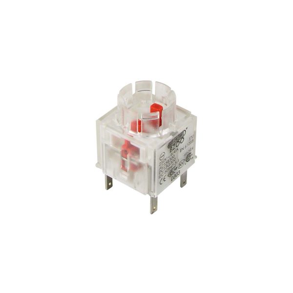 BZOO-Product-Image-1-1-600x600.jpg Schlegel BZOO Contact Block Momentary 3 mm 2 x NC Faston Terminal 2.8 x 0.8 mm BZOO