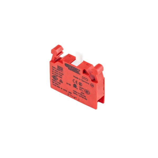 DTO-Product-Image-1-1-1-600x600.jpg Schlegel DTO Contact Block 6 mm Momentary 1 x NC Cage-Clamp 0.08-2.5 mm DTO