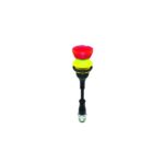 Schlegel FRVKOO_M001 Emergency-stop with 4-pole M12 connector 2 x NC  22.3 mm Round 4-Pole M12 Connector (Integrated)