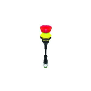 Schlegel FRVKOO_M001 Emergency-stop with 4-pole M12 connector 2 x NC  22.3 mm Round 4-Pole M12 Connector (Integrated)