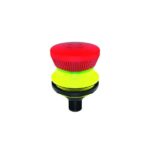 Schlegel KRVKOO_C001 Emergency-stop 2 x NC  30.5 mm Round 4-Pole M12 Connector (Integrated)