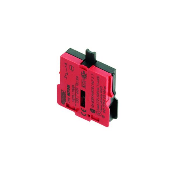 MTON-Product-Image-600x600.jpg Schlegel MTON Modular Contact Block Momentary 6 mm 1 x NC late break MTON