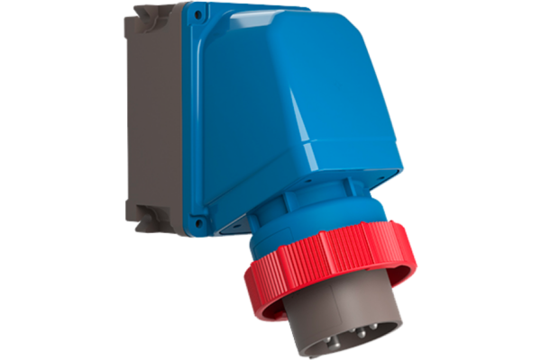 P766146_MAIN_png_900_600_contain_70.png X-CEE SAFETY PERFORMANCE 65 ANGLED WALL MOUNTED INLET 32A 2P+E 230V 6H IP66/67/68/69
