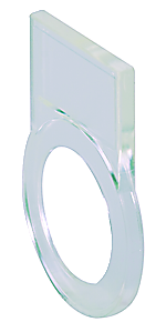 Schlegel RRJABT Blank Nameplate Transparent CE ROHS UL CSA RRJABT