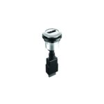 Schlegel RRJ_HDMI Panel Mount HDMI Silver  22.3 mm Round RRJ_HDMI