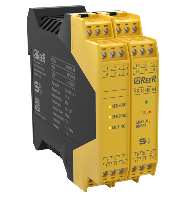SR_ONE_M-1.png ReeR SR ONE MC | Safety Relay for Light Curtains - 1330812