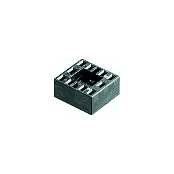 XAP8-Product-Image-600x600.jpg Schlegel XAP8 Plug-in socket with 4 contacts Square Pcb-Mount Terminals Black XAP8