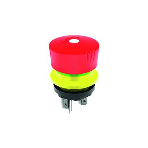 YVLOO-Product-Image-600x600.jpg Schlegel YVLOO Illuminated emergency-stop 2 x NC 16.2 mm Round Faston Terminals 2.8 Mm X 0.5 Mm AgNi YVLOO