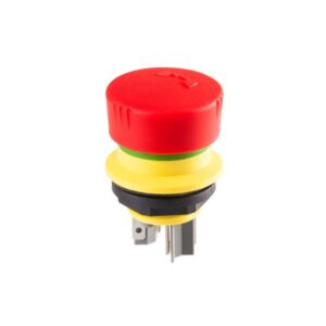 Schlegel YVOO E-Stops (mYnitron) 2 x NC Round  16.2 mm Faston Terminals 2.8 Mm X 0.5 Mm AgNi YVOO