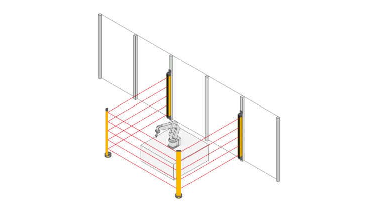 Machine Guarding using Safety Light Curtains