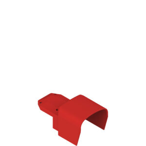 AC 1027 Technopolymer closed protection. Colour: red.