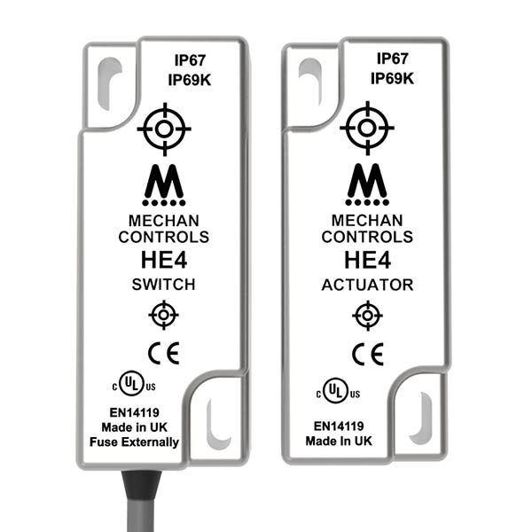 HE4-SS-FRONT-V2.jpg Mechan HE4-SS-21-DC-10M SAFETY SWITCH & ACTUATOR