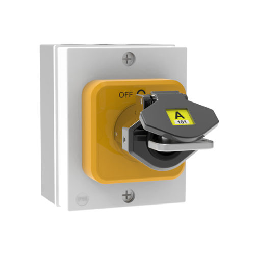 M-ISB1-Trapped-Key-Control-Isolation-switch-box-mounted-500x500.jpg M-ISB1-25 Isolation Switch Box 25A 4 Pole Die Cast Barrel Housing an