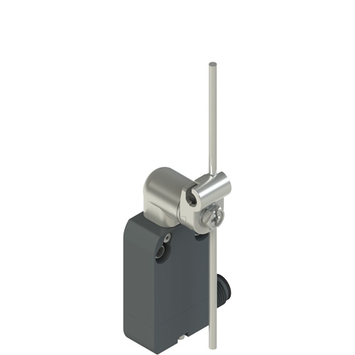 NF B112LE Modular prewired switch with metal revolving lever with adjustable stainless steel rod  diam.3x125