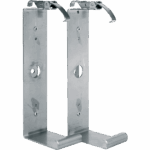 P151543 TUNNEL54 PAIR OF SUPPORTS IN STAINLESS STEEL AISI 304 FOR FASTENING SOCKETS FOR VENTILATORS TO L300MM CHANNEL