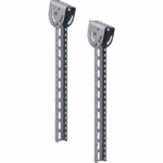 P151900 ALUPRES-T54 PAIR OF SUPPORTS AISI 316L STAINLESS STEEL FOR FIXING SOCKETS TO ROOF