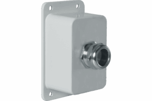P151931 ALUPRES-T54 CLOSING FLANGE IN ALUMINIUM WITH BRASS CABLE GLAND M40