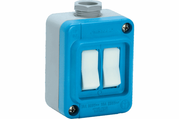 P202265 TAIS MIGNON SINGLE POLE SELECTOR SWITCH 16A 250V AND 10A 400V WITH 2 INLETS BOTTOM SIDE TYPE 3/8"GAS