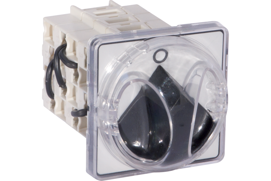 P222163 CAM-ST REAR PANEL THREE-POLE REVERSING SWITCH BLACK/GREY 3P 16A 67X67