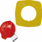 P270914 CAM LOCKABLE RED/YELLOW EMERGENCY HANDLE POS."O" FOR SOCKETS AND CONTROL DEVICES 16/25A