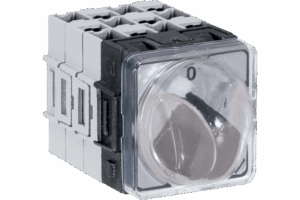 P381163 CAM-ST DAHLANDER POLE SELECTOR SWITCH BLACK/GREY 3P 16A 48X48
