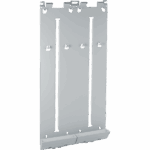 P415901 ULYSSE PAINTED STEEL MOUNTING PLATE 125X500MM WITH QUICK LOCK FOR BOARD COMPOSITION