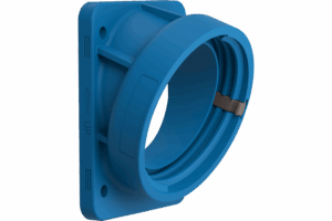 P419032 X-CEE 20ANGLED PANEL MOUNTED FLANGE 16A 3P+E IP66/67/68/69