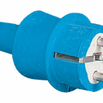 P437012 SPIN SCHUKO PLUG 2P+E 10/16A 250V IN RUBBER IP44