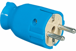 P437152 SPIN SCHUKO PLUG 2P+E 10/16A 250V IN TERMOPLASTICO IP20/IP44