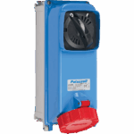 P460346 ALUPRES SWITCHED SOCKET IN ALUMINIUM ALLOY WITH MECHANICAL INTERLOCK 3P+N+E 63A 200/346-240/415V~ 50-60HZ 6H IP66/67/69