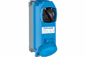P472730 TAIS SWITCHED SOCKET IN THERMOSETTING GRP WITH MECHANICAL INTERLOCK AND FUSE-HOLDER 16A 3P+E 380-415V 50-60HZ 6H