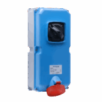 P484449 TAIS INTERLOCKED SOCKET IN THERMOSETTING GRP WITH MCB3P+N+E 125A 230V 9H