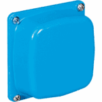 P515112 ALUCASE RAISED BLIND COVER HEIGHT 35MM FOR BOX 92X92MM IP67