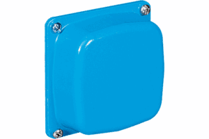 P515423 ALUCASE RAISED BLIND COVER HEIGHT 53MM FOR BOX 252X315MM IP55
