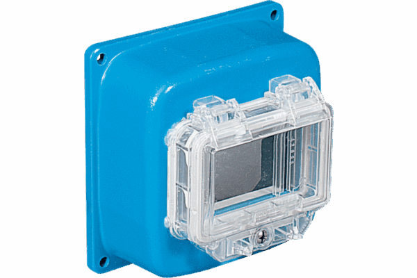 P518206 ALUCASE COVER WITH TRANSPARENT DOOR 185X125X50 6