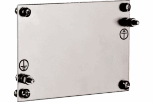 P522019 UNIBOX BACK PLATE IN GALVANIZED STEEL FOR ENCLOSURE TYPE B19 200X210