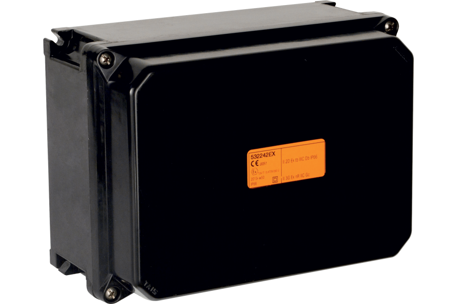 P532281EX TAIS-EX PRE-DRILLED GRP ENCLOSURE FOR PANEL ASSEMBLY 125x185 1PR 16/32A M32 ATEX