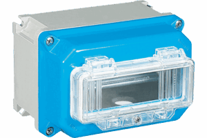 P532688 TAIS BOX 250X125X125MM WITH HOLES PG36/PG36/2XPG29/PG36 WITH WINDOW FOR 9 MODULES