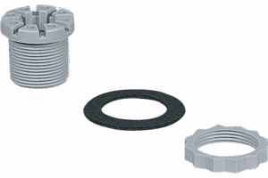 P538436 TAIS METRIC THREADED COUPLER FROM PG36/M40 TO M40 HOLE IP67